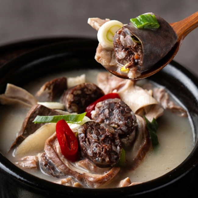 [맛있는집밥]피순대 토속 순대국 2.6kg (650g*4팩)