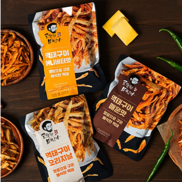 [오성] 고독한 미식가 먹태구이 시리즈 (오리지날,매운맛,허니버터맛) 골라담기 술안주 강추 ★나들이★