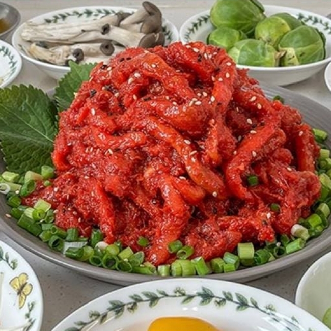 [소문난명태]부드러운 명태살 새콤달콤 무침 400g/1kg