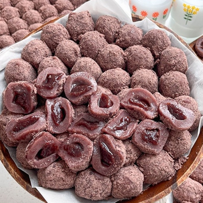 [소담떡]달콤한 팥앙금 수수경단 수수떡 1.4kg