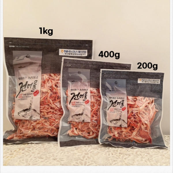 [계양산][한국] 홍진미채 400g / 1kg