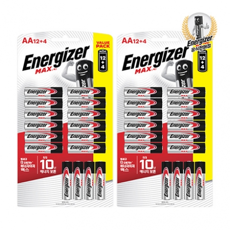 에너자이저 맥스 건전지 AA16입+AAA16입