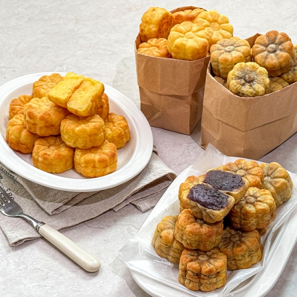 [리만월]40년전통 통팥/슈크림 국화빵 겨울간식 1팩(21개입)