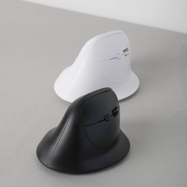 ★주말특가★ [로이체] 멀티페어링 무선 무소음 버티컬 마우스 RX-680V