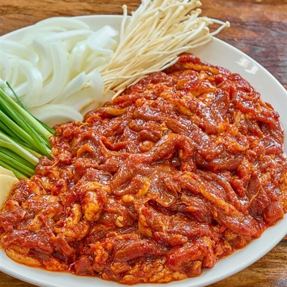 [예찬]무항생제 고추장 양념 오리주물럭 500gx1/2팩