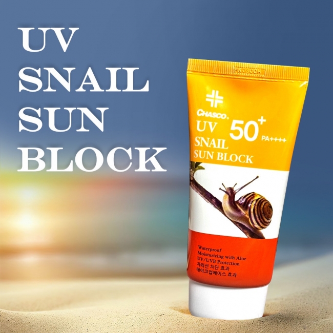 [차스코] UV 스네일 선블럭 70ml/70ml*2개