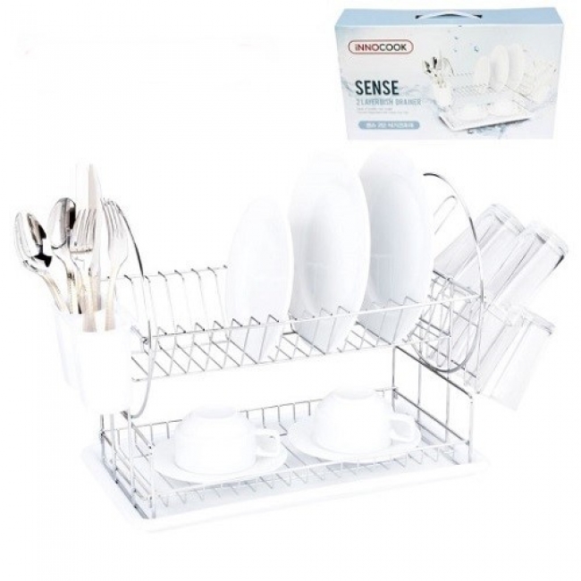 [이노쿡]센스 2단 식기건조대