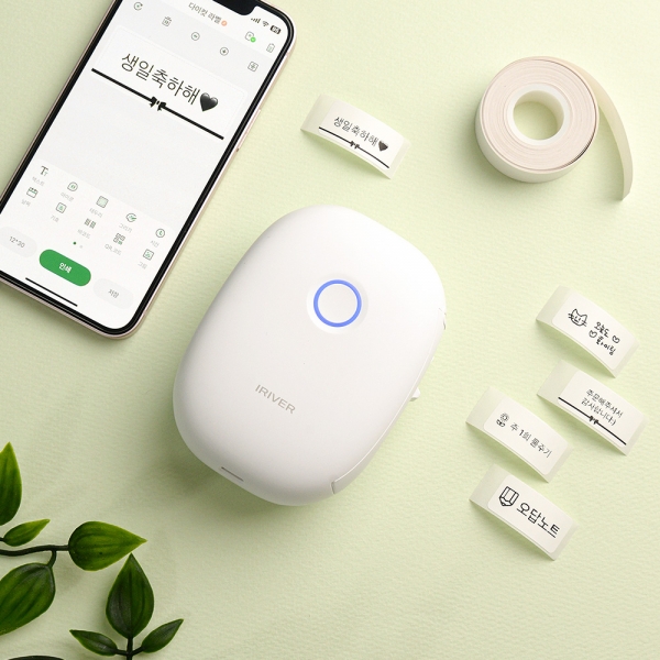 ★타임세일★ [아이리버] 라벨프린터 휴대용 무선 블루투스 감열식 라벨기 ILP-100