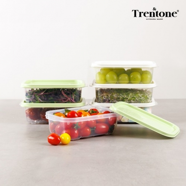 [트렌톤]국내생산 다용도 심플리 밀폐용기 750ml /6/8/12종세트