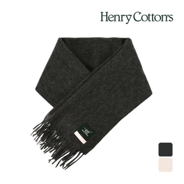 [헨리코튼]HC 뉴이캐시미어 머플러 (캐시미어 100%) 백화점판매상품
