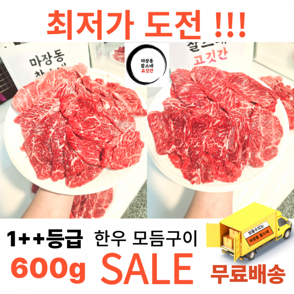 프리미엄 1++등급 한우 600g