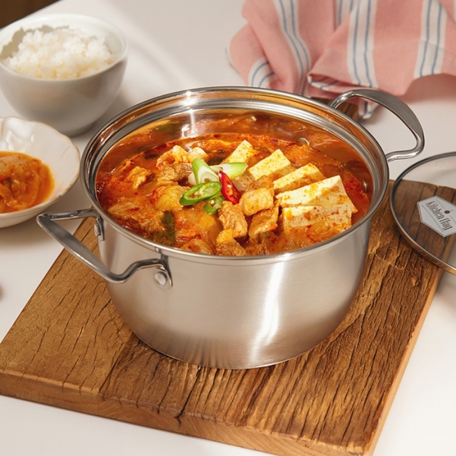 [키친플래그]스테인레스 304 냄비 3종 세트