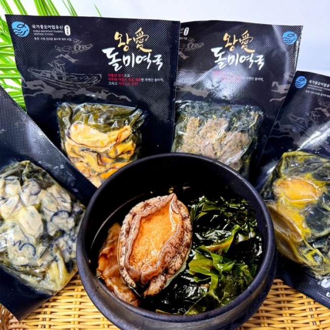 [왕애]돌미역국(소고기+전복) 270gX각 1/2팩