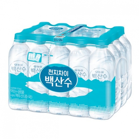 [백산수] 백산수_무라벨_생수 500mlx20병