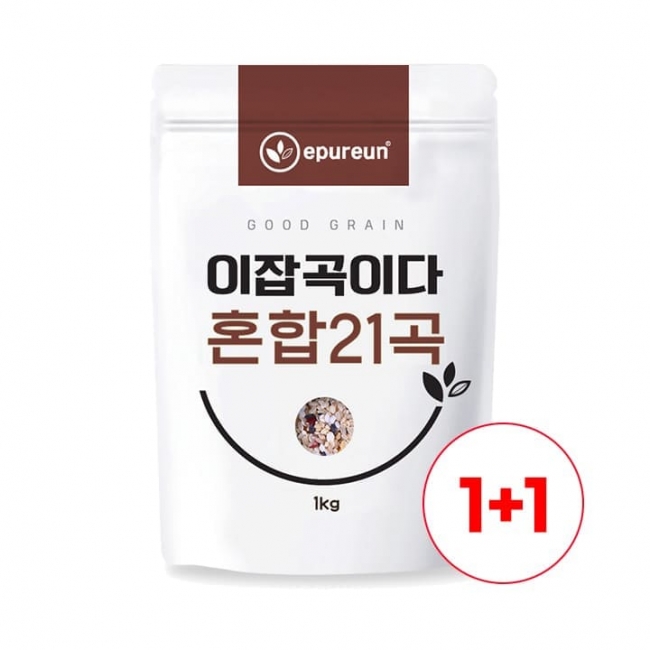 [24년잡곡]신선한 잡곡 혼합21곡1kg+1kg미곡