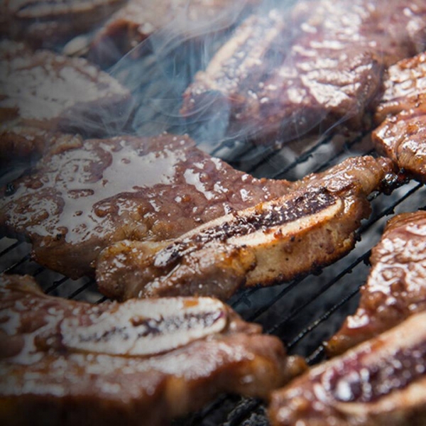 [형원축산]초이스-프라임 등급 못난이 한입 양념 LA소갈비 1kgx1/2/3팩