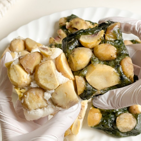 [귀빈정]부여 통알밤 쑥찰떡/우유설기 800g