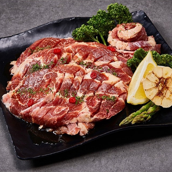 [혜원양념구이]특제 과일 수제양념 저온숙성 돼지 순수목살 대용량1.5kg