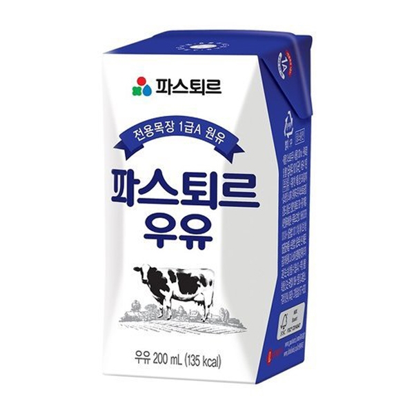 ★단독★ [파스퇴르] 후레쉬 우유 200mlx20개(실온)
