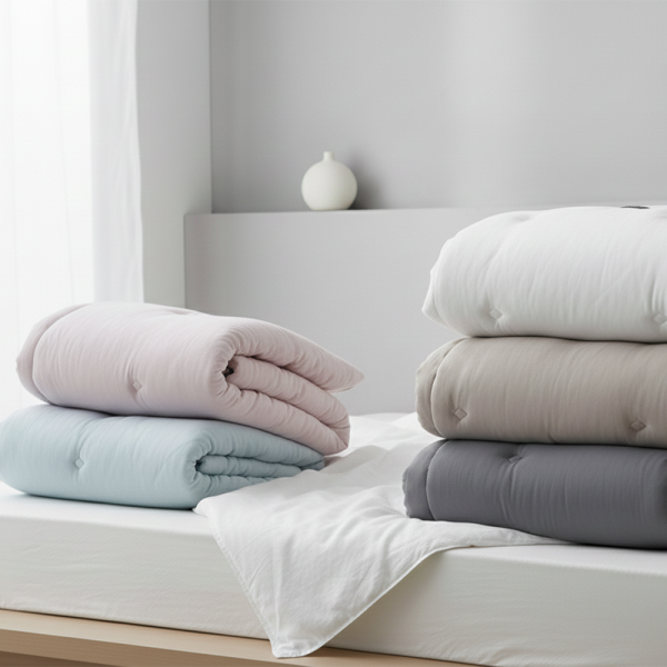 국내생산 바이오워싱 알러지케어원단 가성비 세미 마이크로 밀크 워싱 차렵 이불 두께 선택 가능