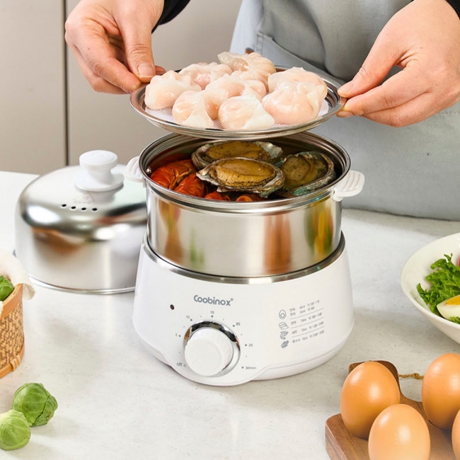 [쿠비녹스] 스테인리스 2단 찜기 CX-253EG