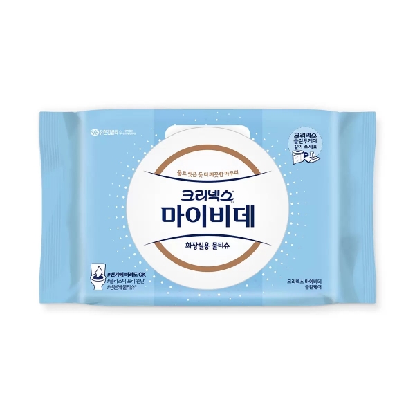 크리넥스 마이비데 물티슈 60매x6팩