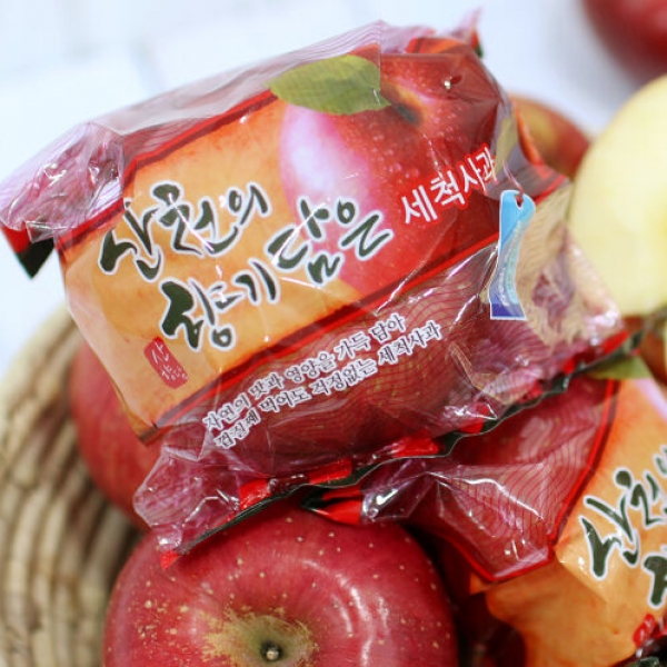 경북 안동 껍찔째 먹는 세척사과 부사 2kg 3kg 5kg