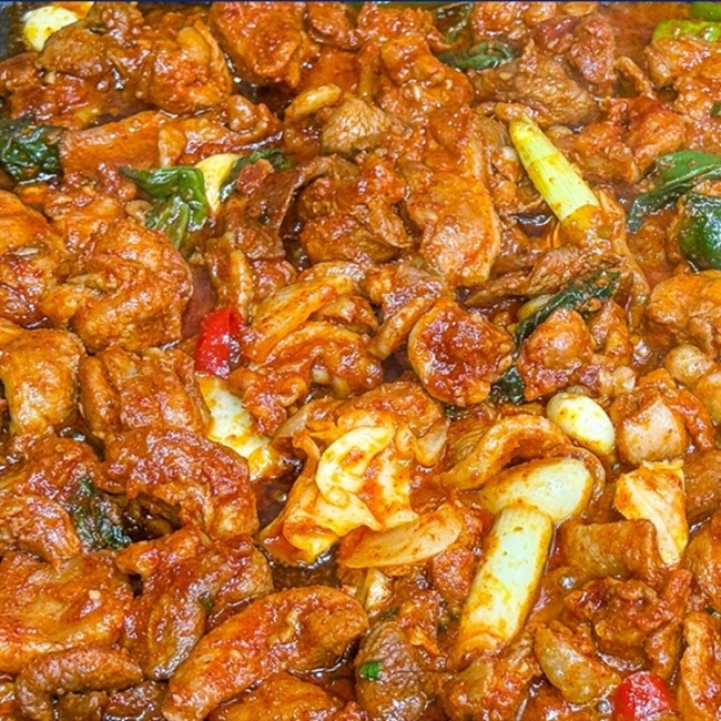 [청년축산]숙성양념 국내산 오리주물럭 500g