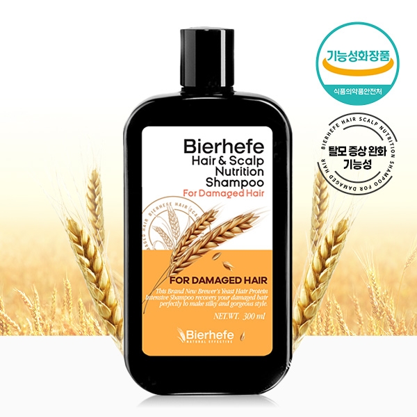 비어헤페 헤어 & 스칼프 극손상용 영양 샴푸 300ml(미세모발용)
