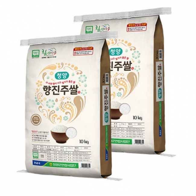 [25년햅쌀(상)][청양군농협]구수하고 찰진 향진주쌀 10kg/20kg미곡