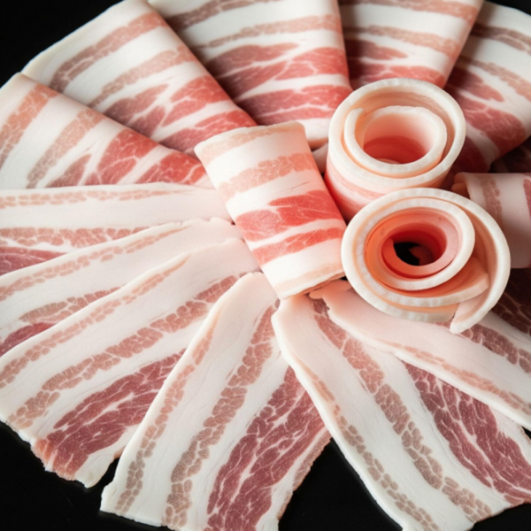 [영덕축산] 100% 한돈 얇은 삼겹살 800g 1.6kg 참소스 서비스