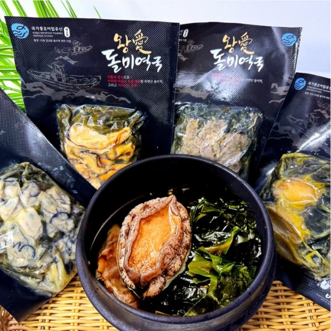 [왕애]돌미역국(홍합+전복) 270gX각 1/2팩