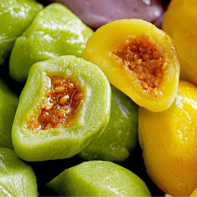 [리만월]40년전통 달콤한 깨소 오색송편 440g