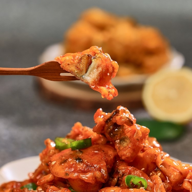 [산앤들]포항특산품 매콤달콤 돌장어 강정 300g