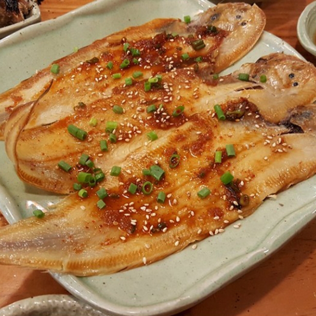 바다맛집 반건조 박대 특대 사이즈 10미(골드 트레이)