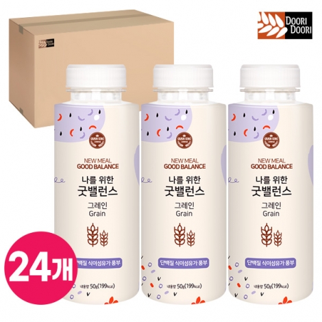 [두리두리]식사대용 쉐이크 굿밸런스 그레인 50gx7개/50gx24개