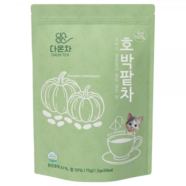 다온차 국산 호박팥차 50T 삼각티백 임산부차