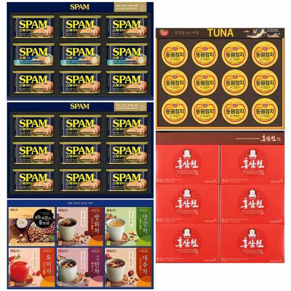 CJ 스팸 동원참치 정관장 담터 종합 선물세트 모음전 추석 설 명절선물