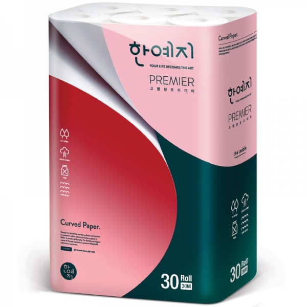 한예지 고평량 PREMIER 화장지 30M 30롤