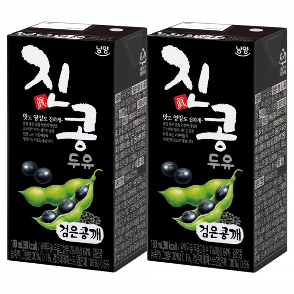 ★신선위크★ 남양 진콩 검은콩 깨 두유 190ml 24팩 식사대용