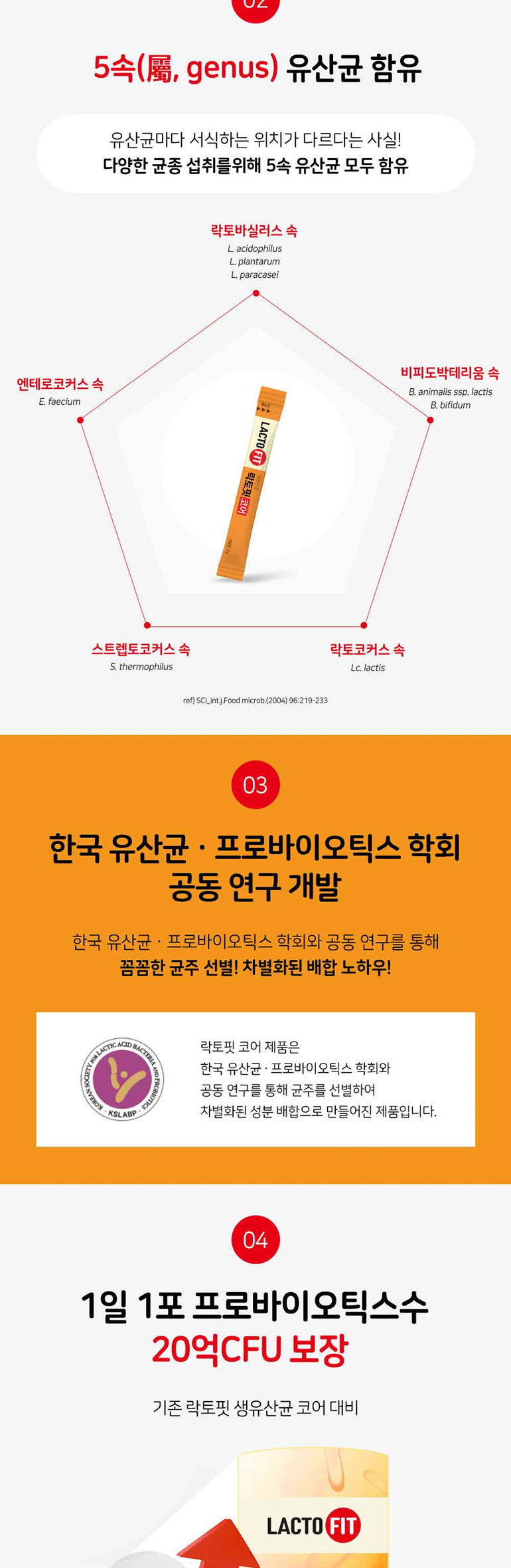 [종근당건강] 락토핏 생유산균 코어 2g 60포