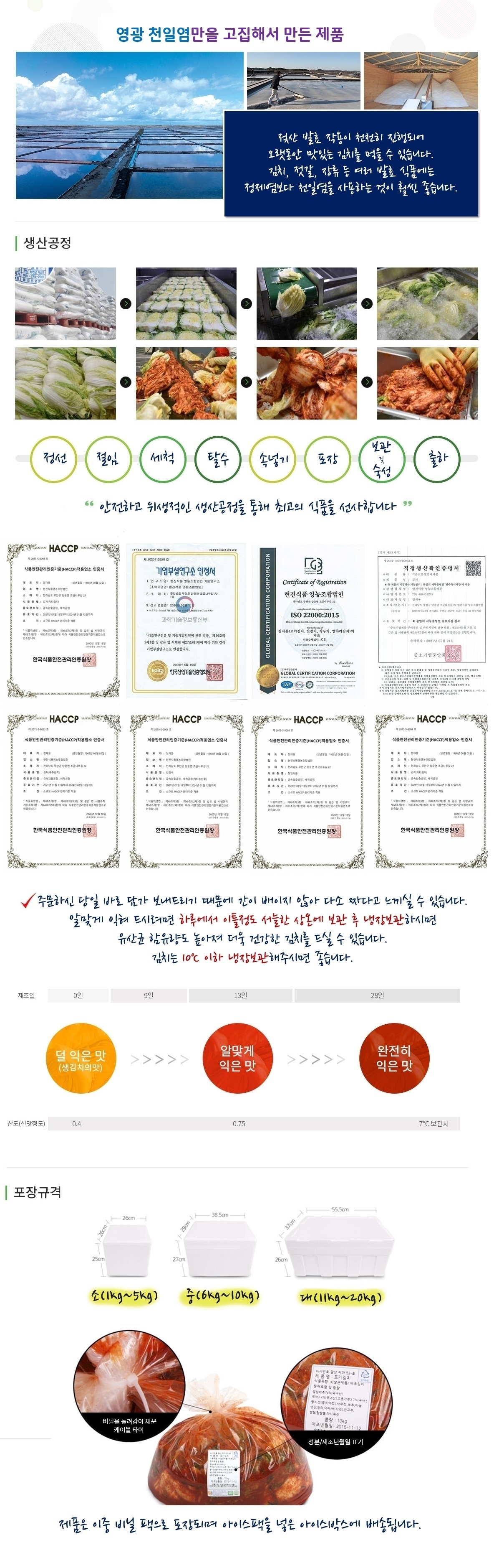 [행사] 전라도 해남 파김치 2kg국내산100%