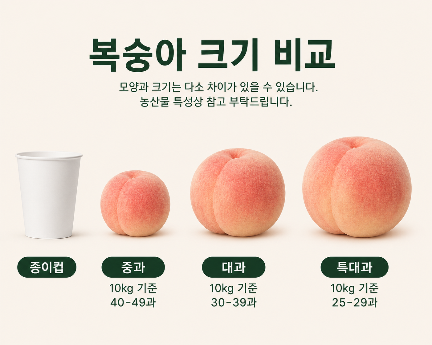 (농할) [숙희장터] (국내산) 고당도 대극천 복숭아 1kg,2kg,4kg